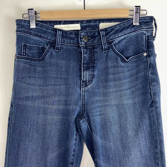 Anthropologie Pilcro and the Letterpress Script Straight Leg Jeans Mid Rise 27 - Picture 2 of 8